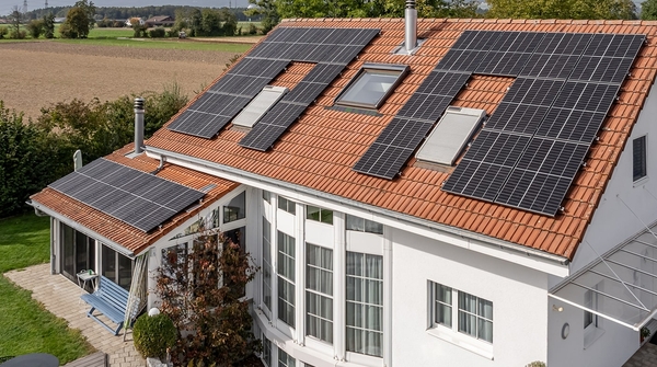 Solaranlage für ein Einfamilienhaus in Subingen.